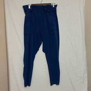 Athleta Women's Blue BeltedTrousers